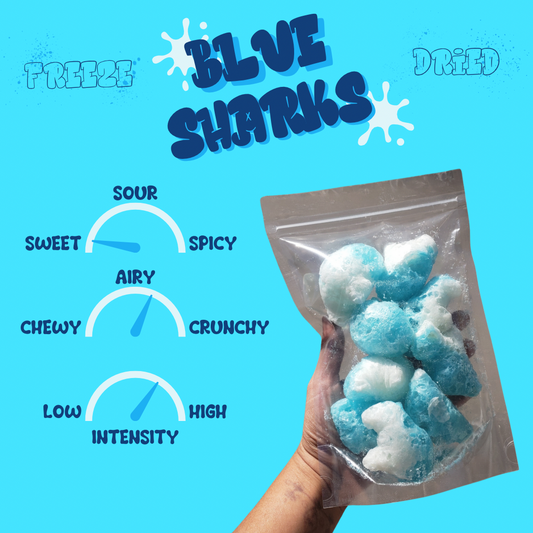 Freeze Dried Blue Sharks