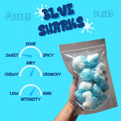 Freeze Dried Blue Sharks