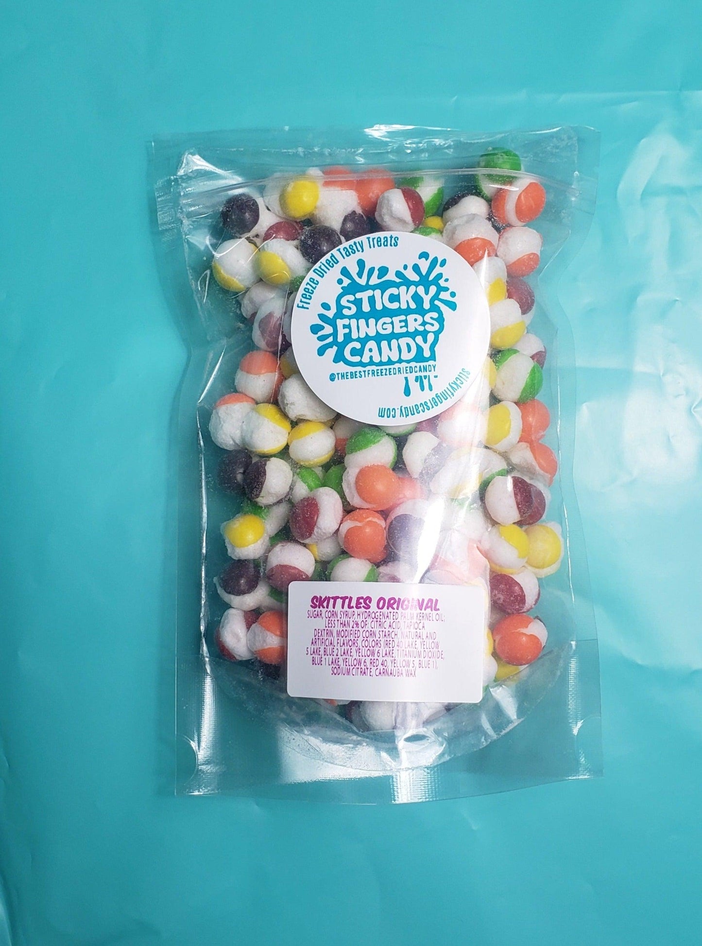 Case Original Freeze Dried Skittles Candy - Sticky Fingers Candy - Freeze Dried Tasty Treats
