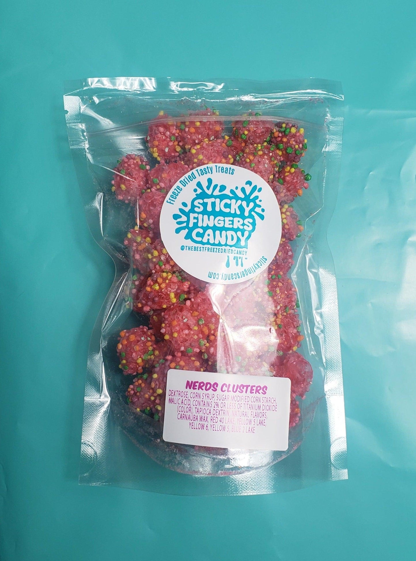 Nerds Clusters - Original Flavor - Sticky Fingers Candy - Freeze Dried Tasty Treats